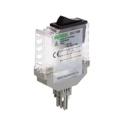 Wago 2042-1008 Schaltermodul, mit Wechselschalter, Schaltspannung AC 250 V, transluzent 20421008