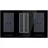 Klarstein Full House DownAir Induktionskochfeld mit Dunstabzug 90 cm Schwarz