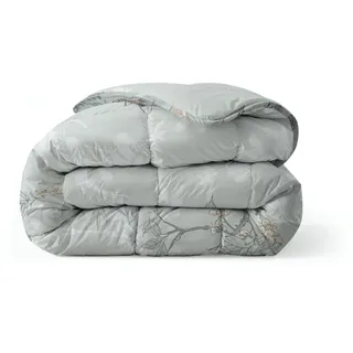 Zelesta Royalbed Bettdecke 4 Jahreszeiten - Bettwäsche winterdecke und Sommer-Bettdecke warm Duvet - Waschbare bettdecke ohne Bezug - Anti-Allergene Steppdecke (Aqua Forest, 200x200cm (L))