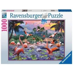 RAVENSBURGER 17082 Erwachsenenpuzzle Pinke Flamingos 1000 Teile