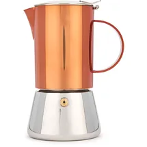 La Cafetière Espresso-Kaffeemaschine aus poliertem Edelstahl, 2 ml, kupferfarben