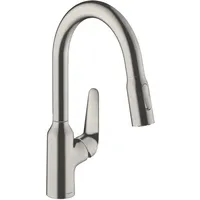 Hansgrohe Focus M42 180 2 jet  edelstahl finish 71801800