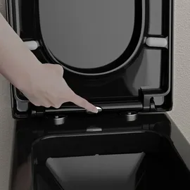 Bernstein WC-Sitz U1002 Schwarz glänzend