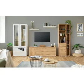 Möbel Boss Regal - holzfarben ¦ Maße (cm): B: 45 H: 191 T: 37.0