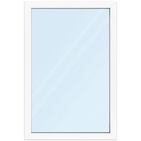 Fenster 100x150 cm, Kunststoff Profil aluplast IDEAL® 4000, Weiß, 1000x1500 mm, einteilig festverglast, 2-fach Verglasung, individuell konfigurieren