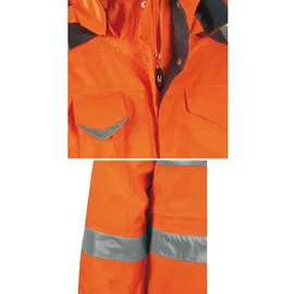 COFRA 4 in 1 Winter-warnschutzjacke wind- und wasserdicht bis -49 °c gelb