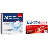 Hexal Ibuhexal Plus Paracetamol + Acc akut 600mg Hustenlöser 40 stk