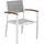 Merxx Naxos Stapelsessel 64 x 93 x 62 cm weiß 2 St.