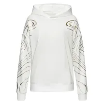 LASCANA Hoodie Gemustert Gold/Weiß XL