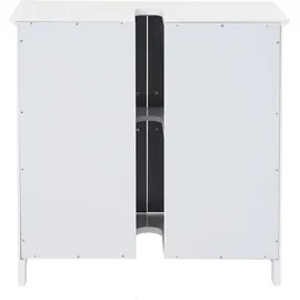 Mendler Waschbeckenunterschrank HWC-A85, Badschrank 60x60x30cm ~ grau