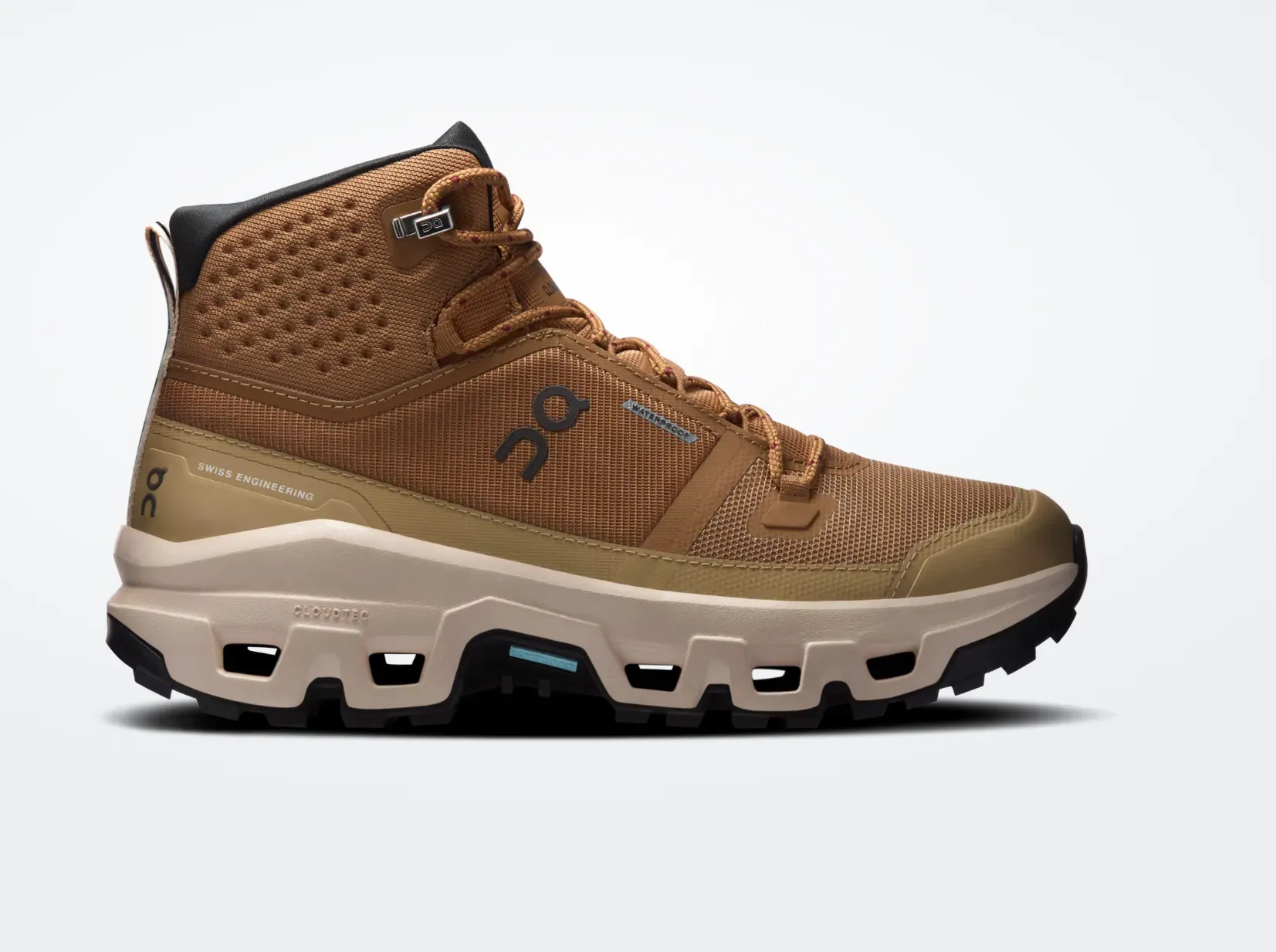 Mode&Accessoires ON ON Damen Outdoorschuhe Cloudrock Mid waterproof Sphinx/Sand       f - Desert/Clay - 41