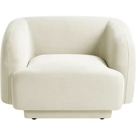 Beliani Sessel Skjanes Stoff Hellbeige