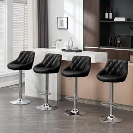 Woltu Barhocker 38,5 x 104 cm Schwarz