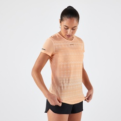 Damen Tennis T-Shirt - TTS Light orange, EINHEITSFARBE, XS