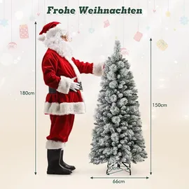 Costway Künstlicher Weihnachtsbaum grün 150 cm