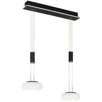 Paul Neuhaus Q ETIENNE Smart Home schwarz, länglich 2 flammig