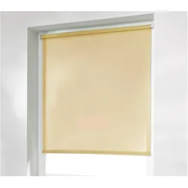 K-HOME Seitenzugrollo Thermo Klemmfix-Rollo 80 x 150 cm beige