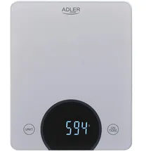 Adler AD 3173s digitale Küchenwaage silber