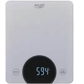Adler AD 3173s digitale Küchenwaage silber