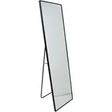 Fragix Standspiegel, Schwarz, Metall, 40x150x4 cm, Spiegel, Standspiegel