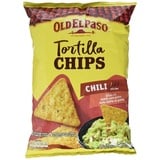 Old El Paso Tortilla Chips Chili – Tortilla Chips mit Chili-Geschmack aus Mais gebacken – Glutenfrei – 1 x 185 g