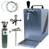 BieTal BieTal® Bierzapfanlage Bierkühler Zapfanlage 30 L/h KOMPLETTSET - 5 Liter Adapter 2 Kg CO2