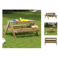 vidaXL Picknicktisch für Kinder 88x97x52 cm Imprägniertes Kiefernholz