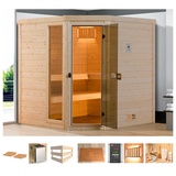 weka Sauna »Arendal 1«, beige