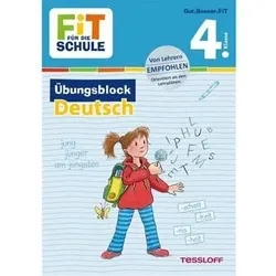 TESSLOFF 978-3-7886-2317-3 FiT FÜR DIE SCHULE. 4. Klasse. Übungsblock Deutsch