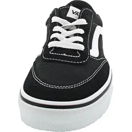Vans Brooklyn Ls Damen Schwarz/Weiß 38,5