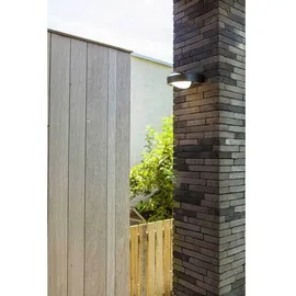 Lutec Außenwandleuchte Aluminium 5 x 16 x 20 cm 1 Stück grau