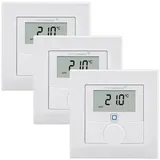 eQ-3 Homematic IP Wandthermostat mit Luftfeuchtigkeitssensor 3er Set