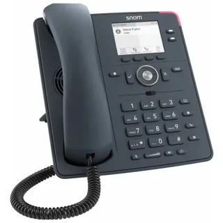 Snom D140 SIP Tischtelefon, Telefon, Schwarz