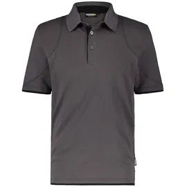 DASSY Poloshirt, anthrazitgrau/schwarz Gr. XS
