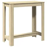 vidaXL Bartisch Sonoma-Eiche 102x50x103,5 cm Holzwerkstoff