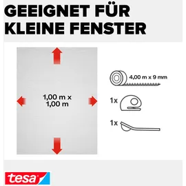 Tesa Fliegengitter Insect Stop Comfort 100 x 100 cm Weiß