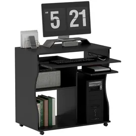 Homcom Computertisch schwarz