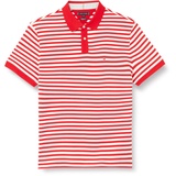 Tommy Hilfiger Poloshirt 1985 REGULAR Polo fein gestreift Gr. M, primary red, white) Herren Kurzarm