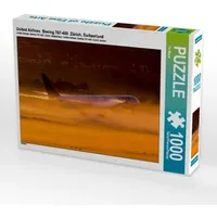 Calvendo United Airlines Boeing 767-400 Zürich, Switzerland (Puzzle)