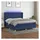 vidaXL Boxspringbett 180 x 200 cm Blau