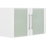 WIHO KÜCHEN Glashängeschrank »Unna«, Front mit Glaseinsatz weiß