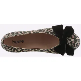 Heine Ballerina in beige-schwarz | Gr.: 43