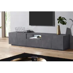 Lowboard INOSIGN "Vega", grau (zement, optik), Sideboards, Breite 220 cm