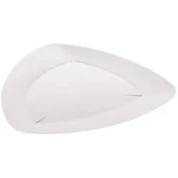 Ekoe Dreieckiger Teller aus Zellulosezellstoff 12 cm kompostierbar 100 Stk