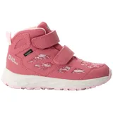 Jack Wolfskin Wasserdichte Wanderschuhe Woodland 2 Texapore MID VC Kids Soft pink,