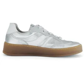 Gabor Comfort Sneaker Silber | Gr.: 40,5