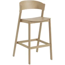 Muuto Cover Barhocker, höhe 75 cm, eiche natur