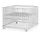 Sämann Laufgitter mit Matratze Cloud Air & Schlupfsprossen - weiß - Premium | Gr.: 120x120 cm