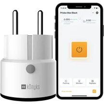 KONYKS Mini-Steckdose 16 A Schwarz