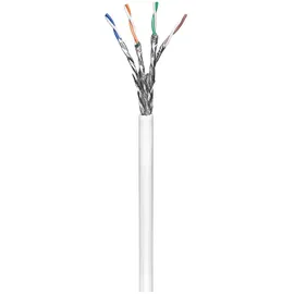 goobay CAT 6 S/FTP PiMF weiß - 94223